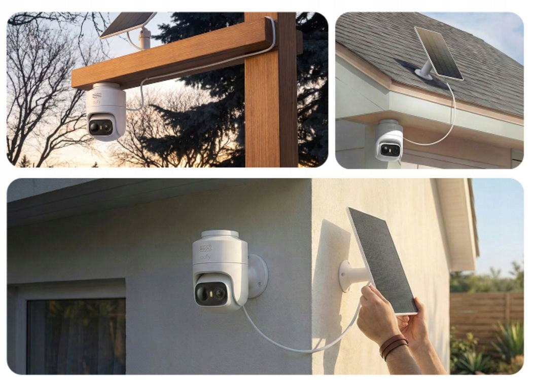 Kamera IP zewnętrzna Anker eufy C37 2K solarna AI śledzenie 360° wifi Brand Eufy