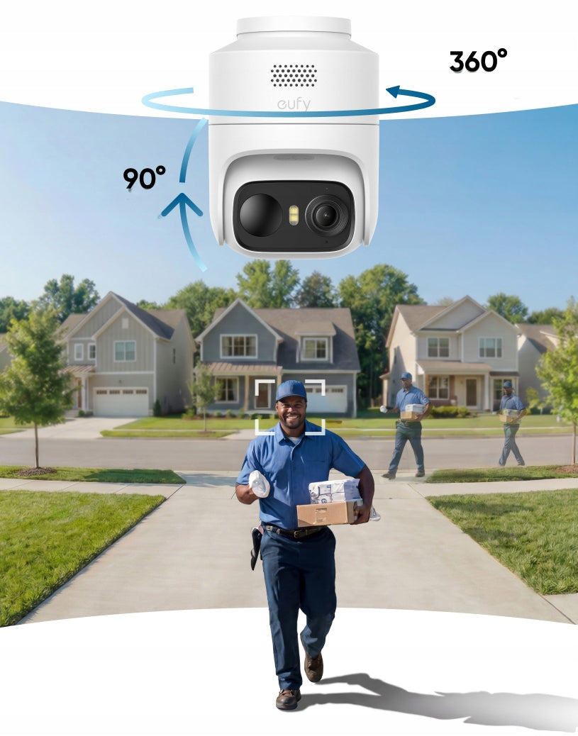 Kamera IP zewnętrzna Anker eufy C37 2K solarna AI śledzenie 360° wifi Manufacturer code c37