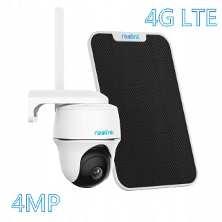 Drahtlose Kamera Reolink Go PT Plus 4G LTE + Solarbatterie + MicroSD 32 GB 