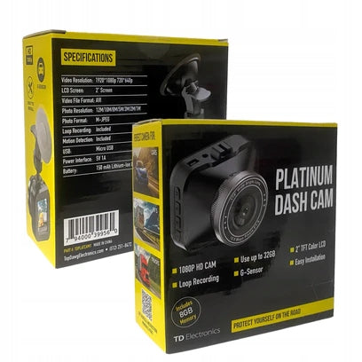 Kamera samochodowa TD 1080P Platinum - kamera samochodowa Mini HD Manufacturer code 9400039956