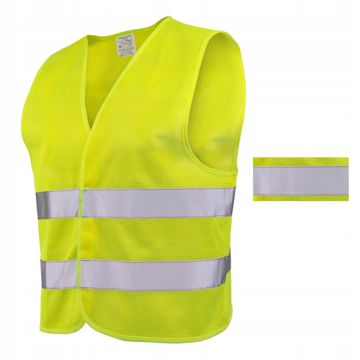 Gelbe Weste mit Mesh 