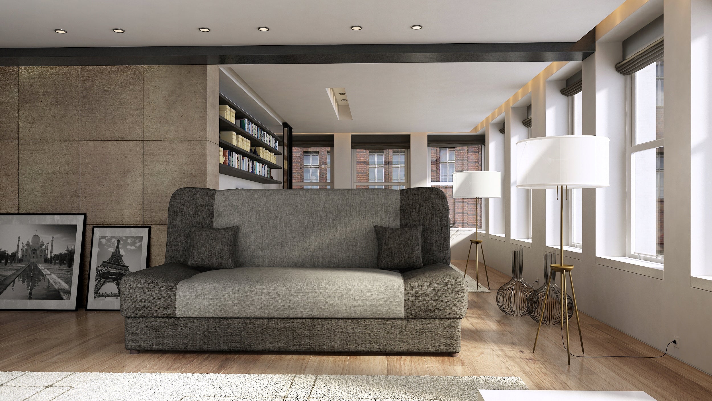 Sofa NORE Jazz, grau 