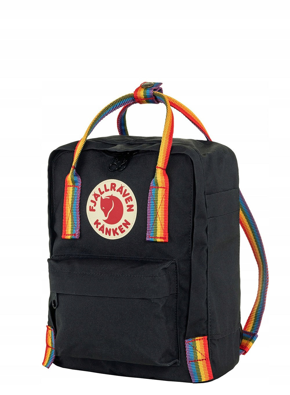 Kanken Rainbow Fjallraven Mini Black Backpack Manufacturer code 23621-550-907