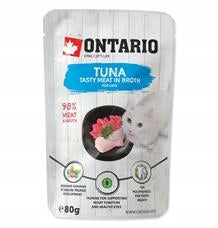 Kapsička ONTARIO Cat Tuna in Broth Varianta: 80 g