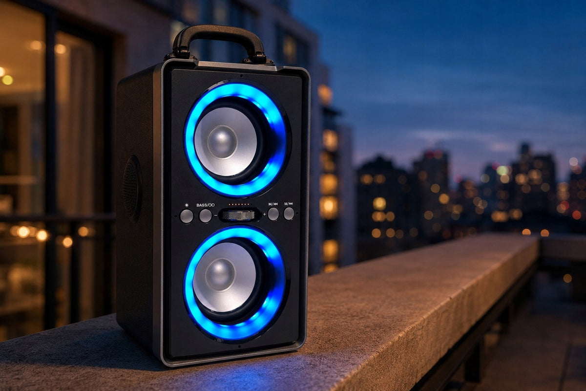 Karaoke Bluetooth Speaker 200W LED TWS Bass Guitar Microphone ODIOMX DF-01 Brand no brand