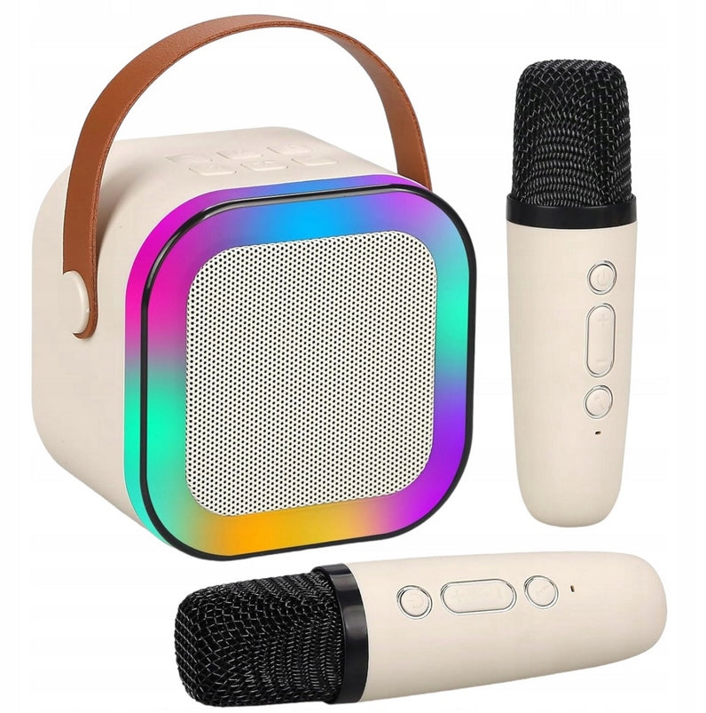Karaoke Kit Two Microphones Speaker for Baby Wireless Bluetooth