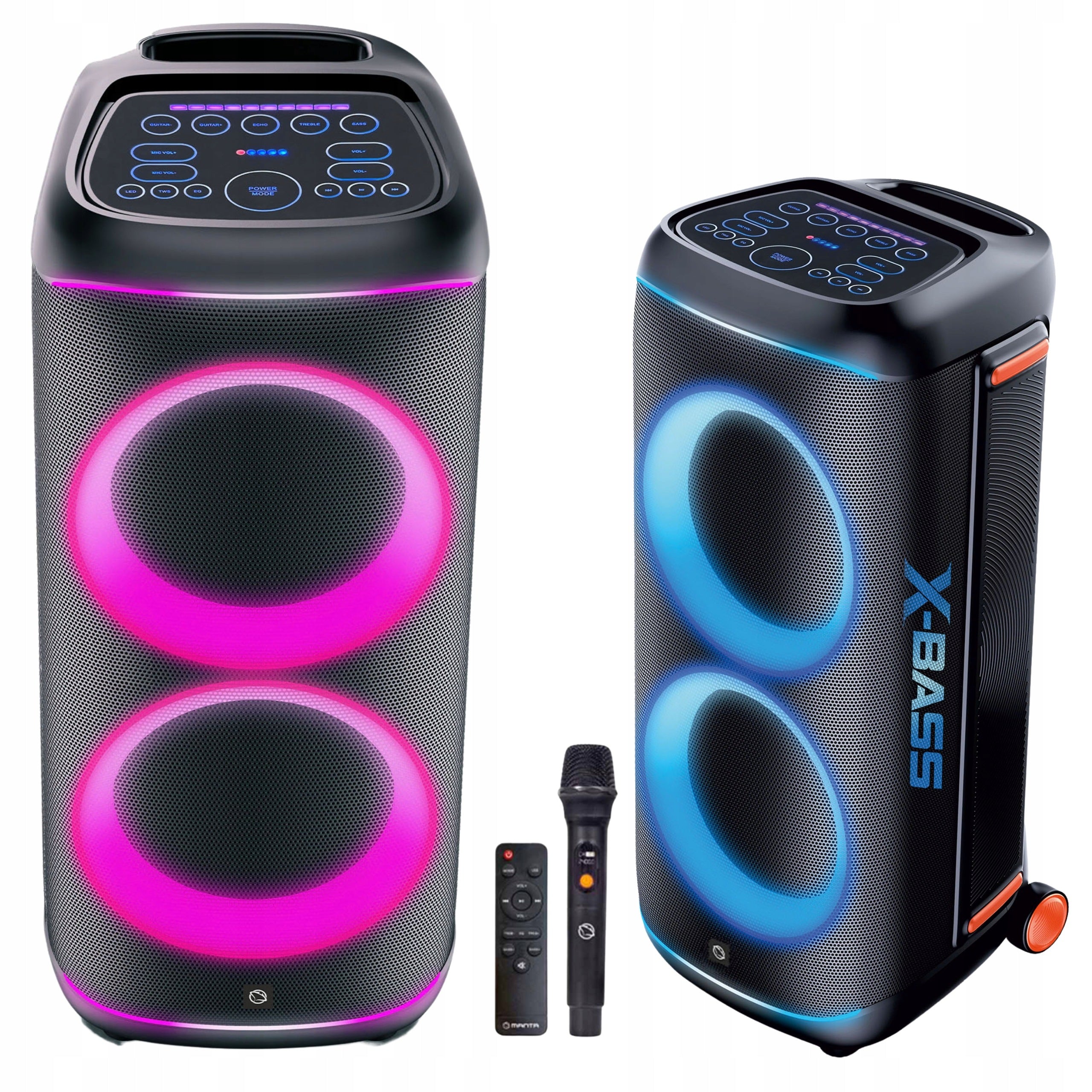 Karaoke Power Audio Manta NOVA speaker with powerbank microphone 400W X-Bass