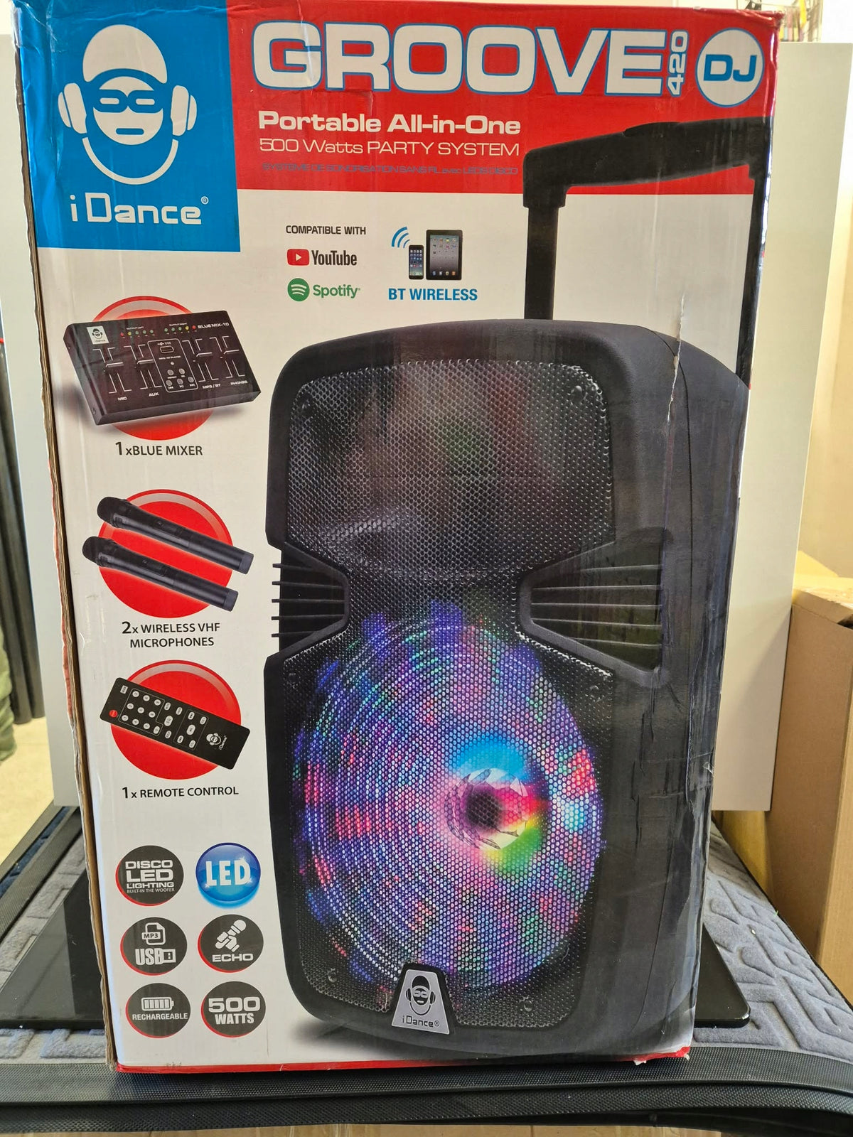 Karaoke iDance GROOVE420 Packaging status original