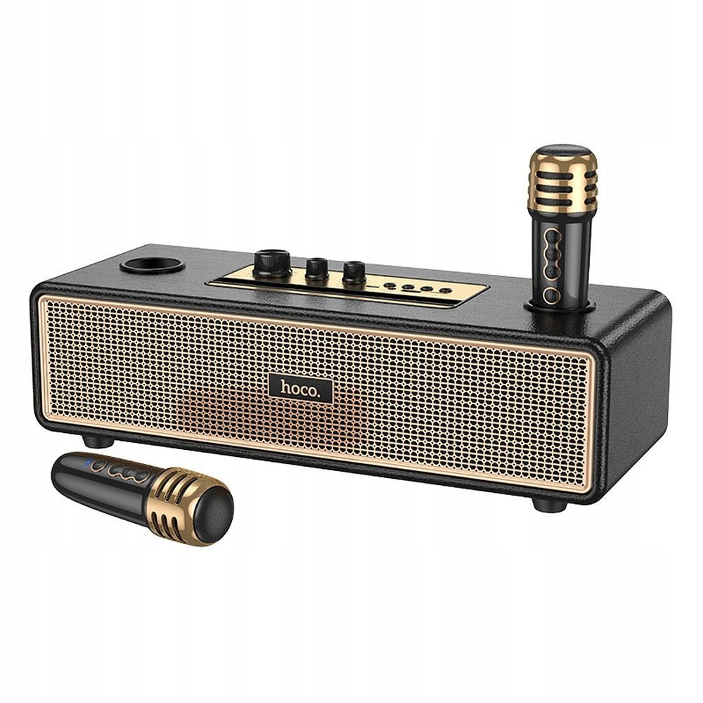 Karaoke set for children and adults 2 Bluetooth microphones 25W 6h Hoco Packaging status original