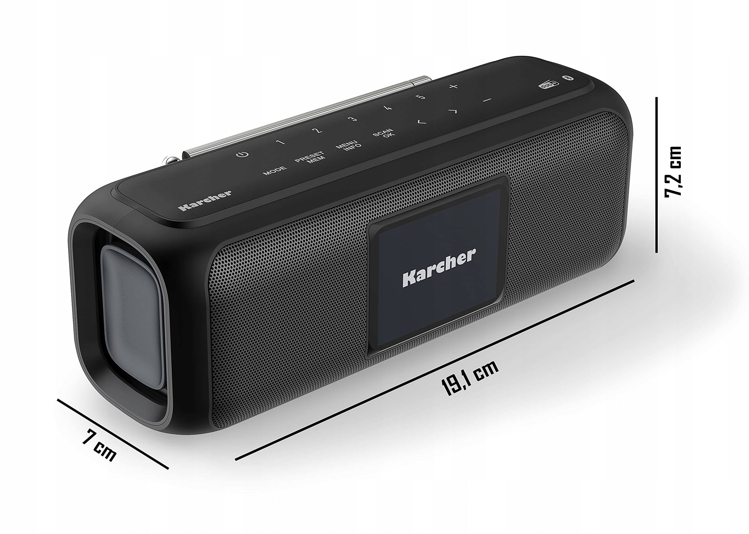 Karcher DAB Go Bluetooth speaker and DAB+/FM radio digital radio Packaging status original