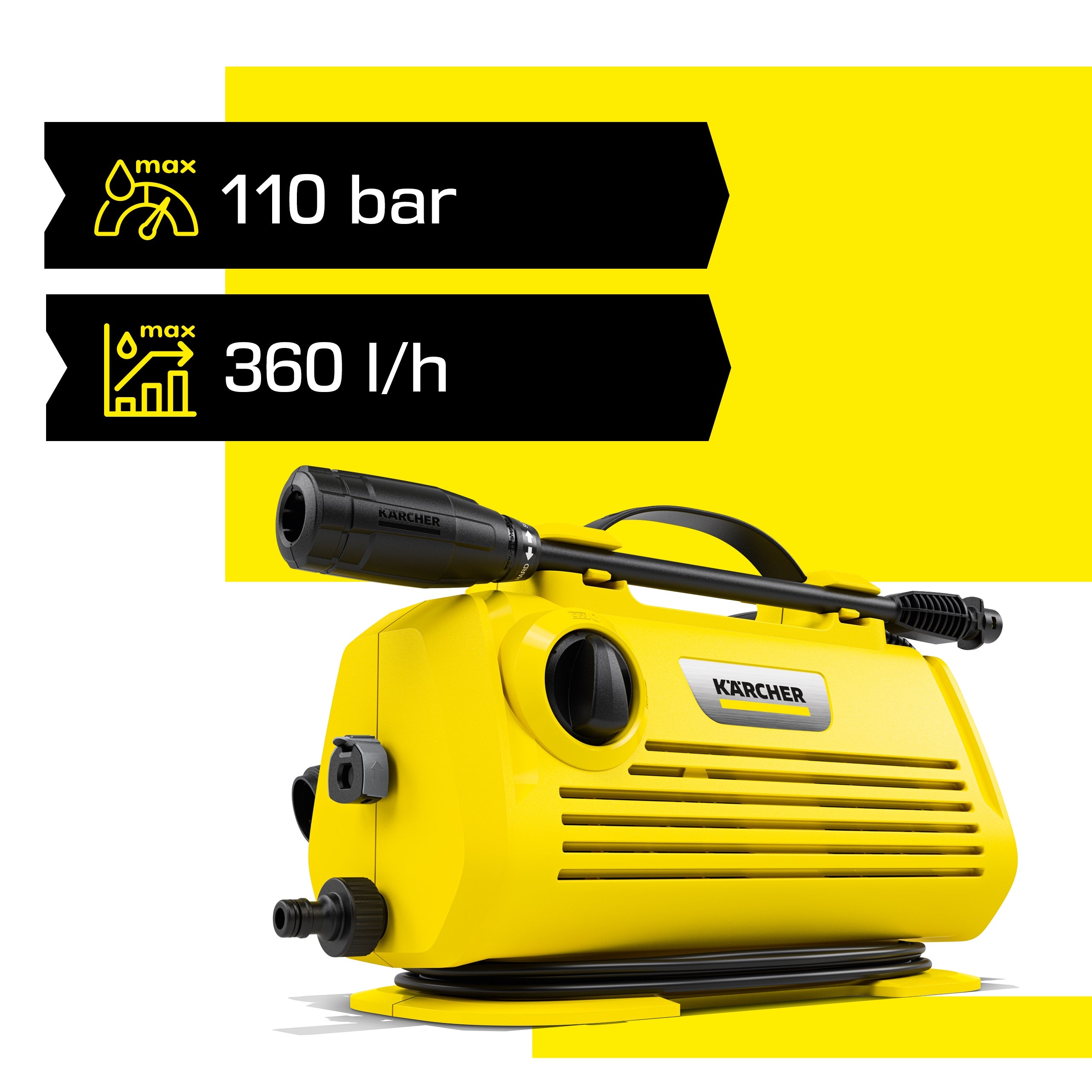 Karcher K 2 Horizontal VPS 110 bar 2025 pressure washer: efficient and lightweight Brand Kärcher