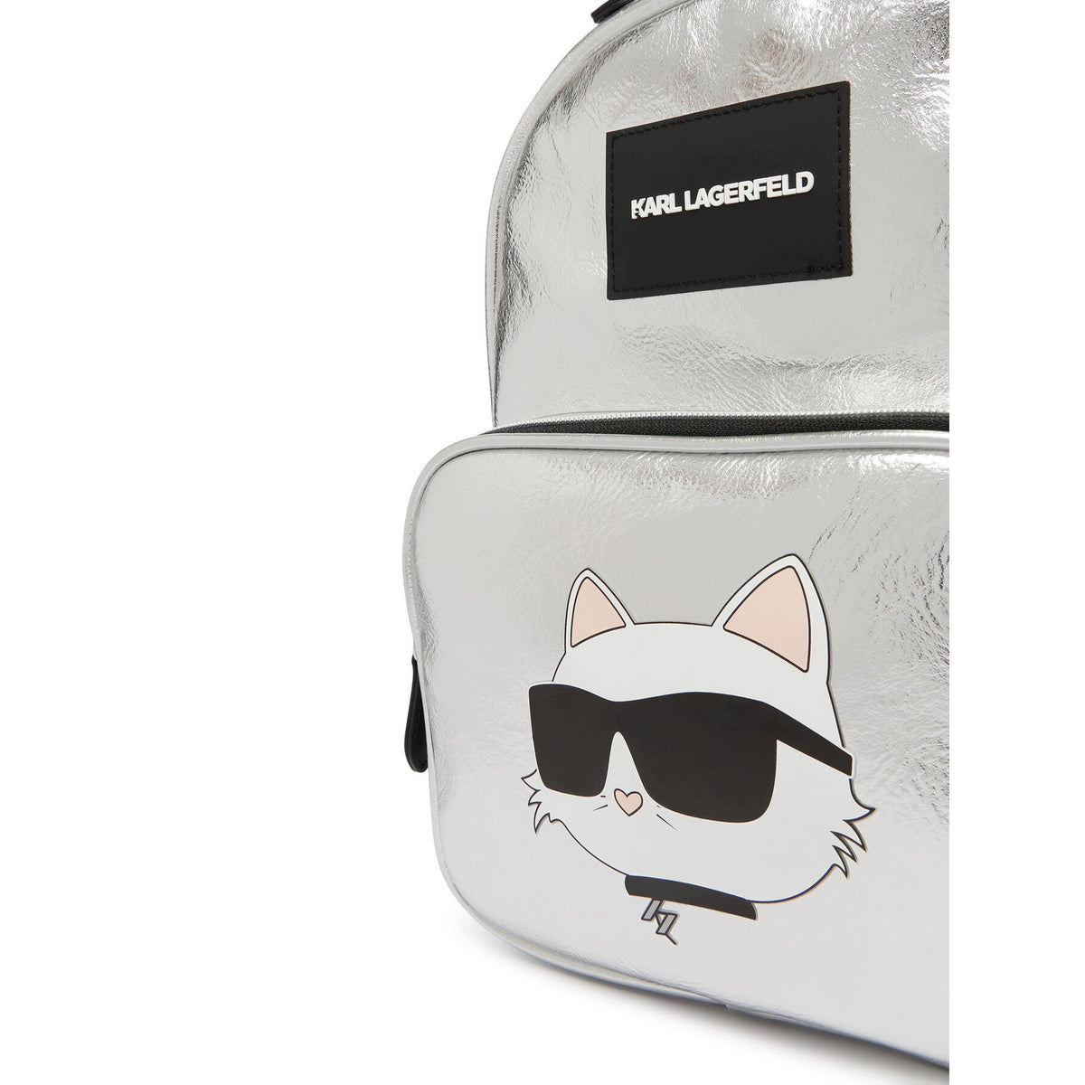 Karl Lagerfeld Kids Backpack Girl Silver Z31215 Packaging status original