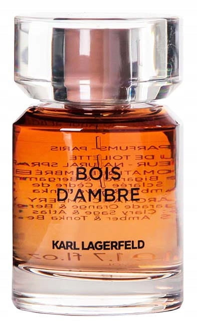 Karl Lagerfeld Les Parfums Matieres Bois d'Ambre Eau de toilette 50ml Packaging status original