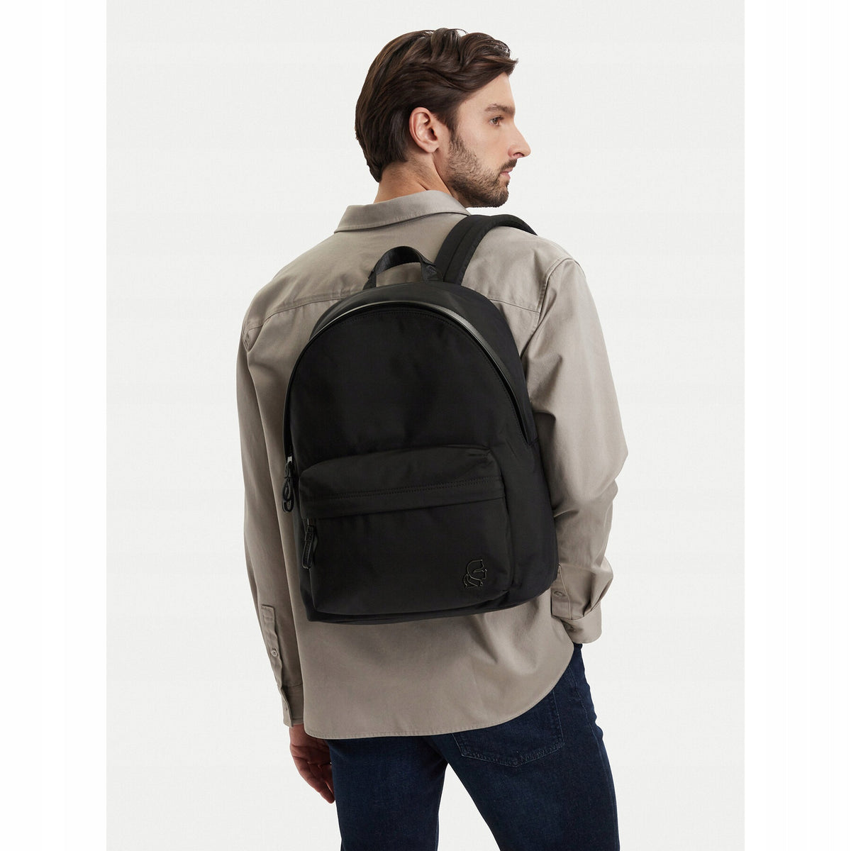 Karl Lagerfeld Men's Backpack Black A4M30190 Brand Karl Lagerfeld