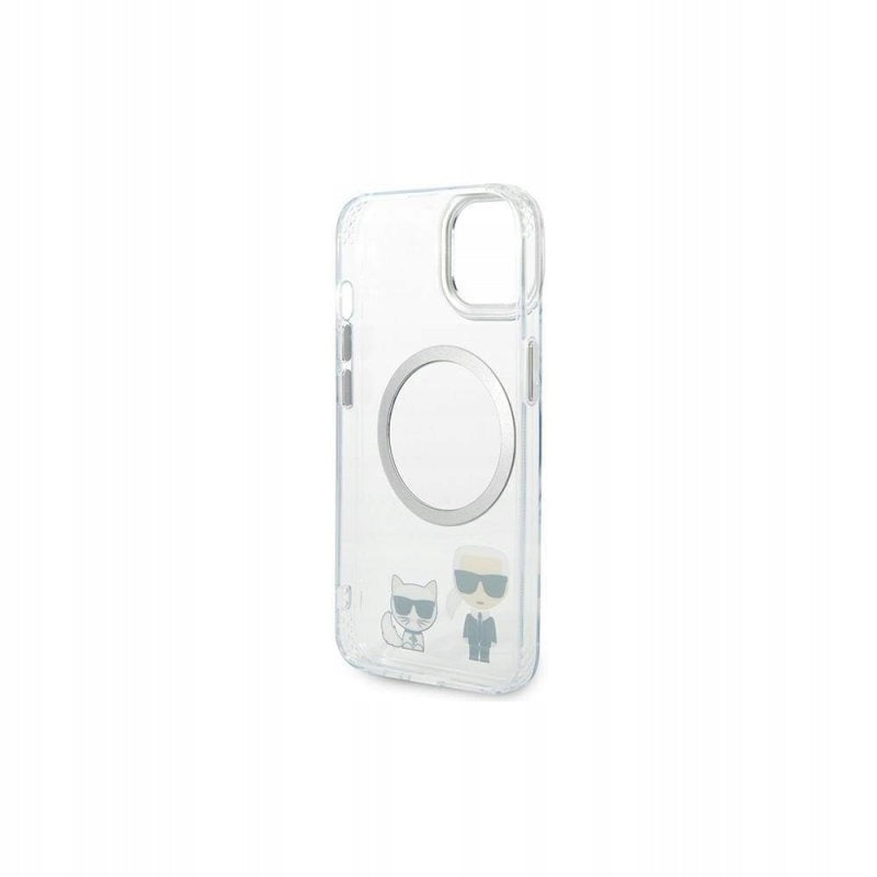 Karl Lagerfeld iPhone 14 6,1&quot; KLHMP14SHKCT transparent HC Magsafe IML Ring + K&C Transparent