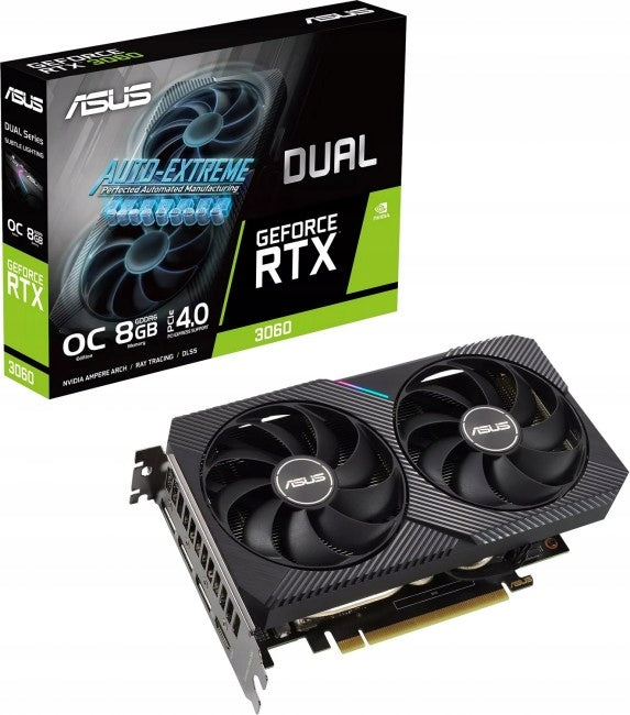 Asus Dual GeForce RTX 3060 OC Edition 8 GB GDDR6 (DUAL-RTX3060-O8G) 