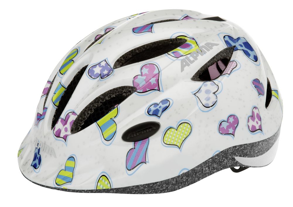 Kinderfahrradhelm Alpina Gamma 2.0, Größe 46-51, weiß 