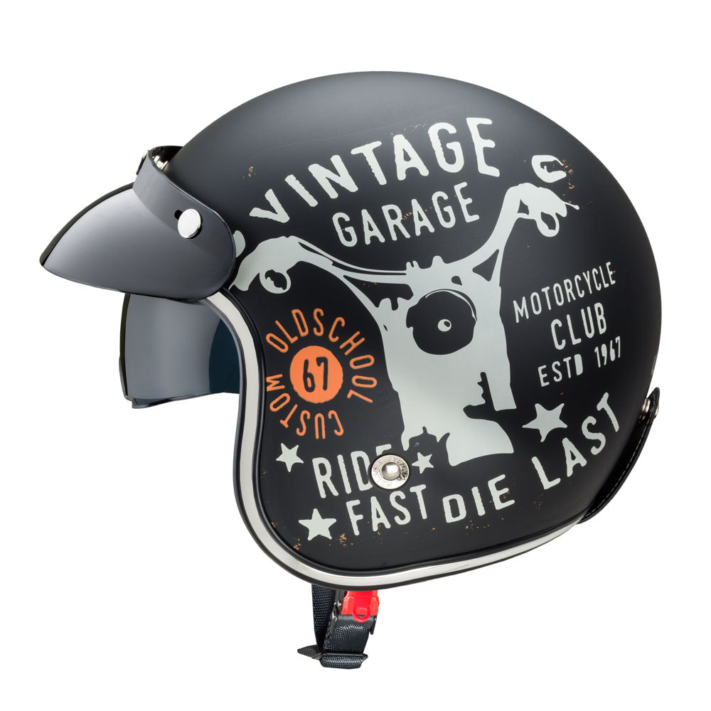 Motorradhelm W-TEC Café Racer - 3Ways Surf M (57-58) 
