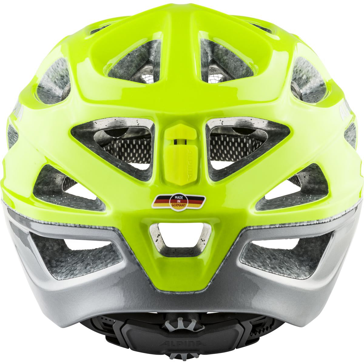 Kask rowerowy ALPINA MYTHOS 3.0 L.E. jaskrawo-zielono-szary połysk 52-57