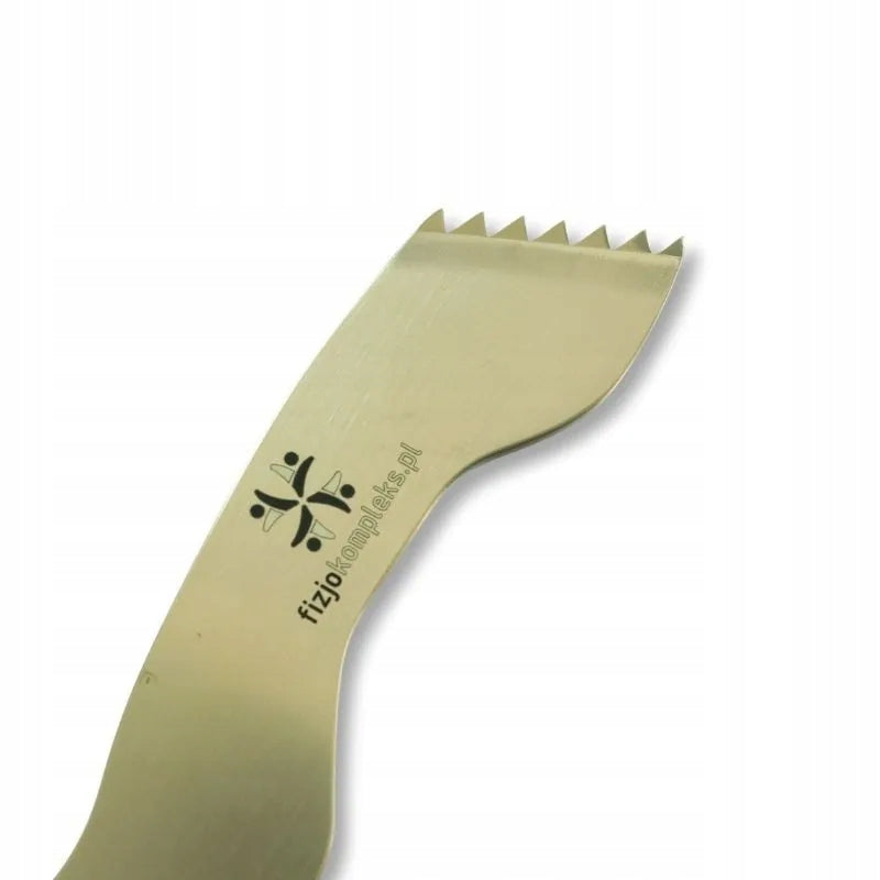 Kat Short GOLD brass - for pinotherapy - soft tissue therapy Medical device no