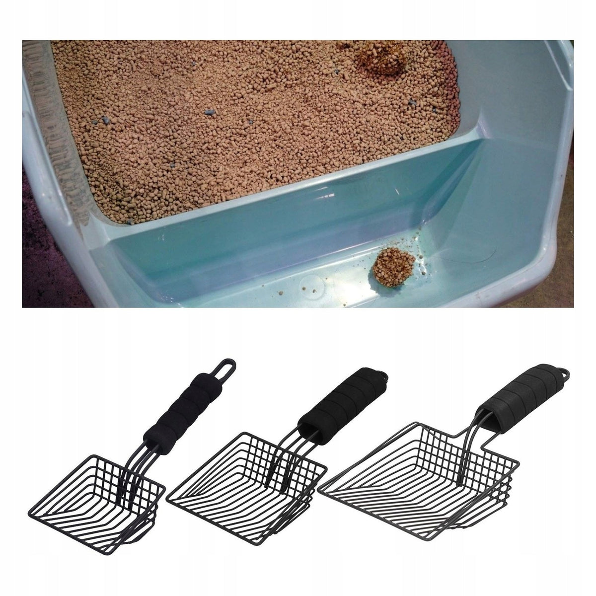 Kattenbakvulling Schep - metal - ergonomic design Manufacturer code B08MFJFF7Q