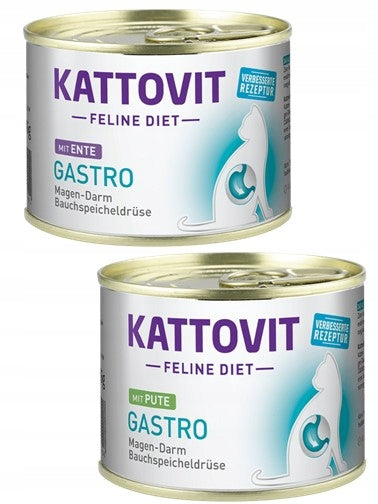 Kattovit Gastro turkey easily digestible cat food 185g Manufacturer code 24160