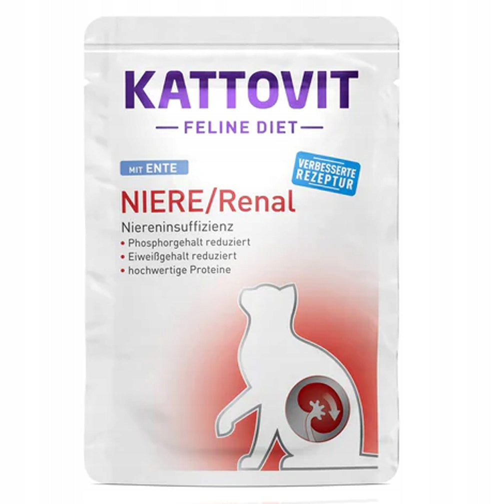 Kattovit Niere Renal duck 85g wet cat food