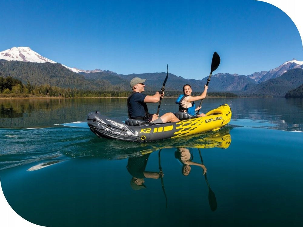 Kayak 2os. Explorer K2 Intex 68307 Pump Paddle Bag MODEL 2026 Number of seats 2