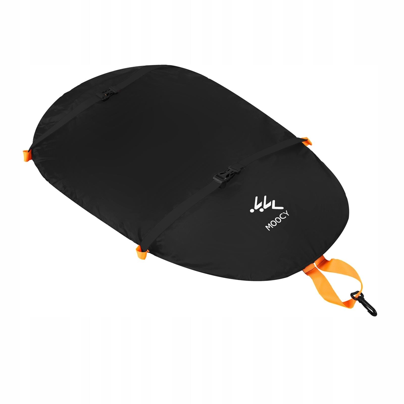Kayak Cockpit Cover, Dustproof, with Hooks, Sunshade, Storage Seal, black S