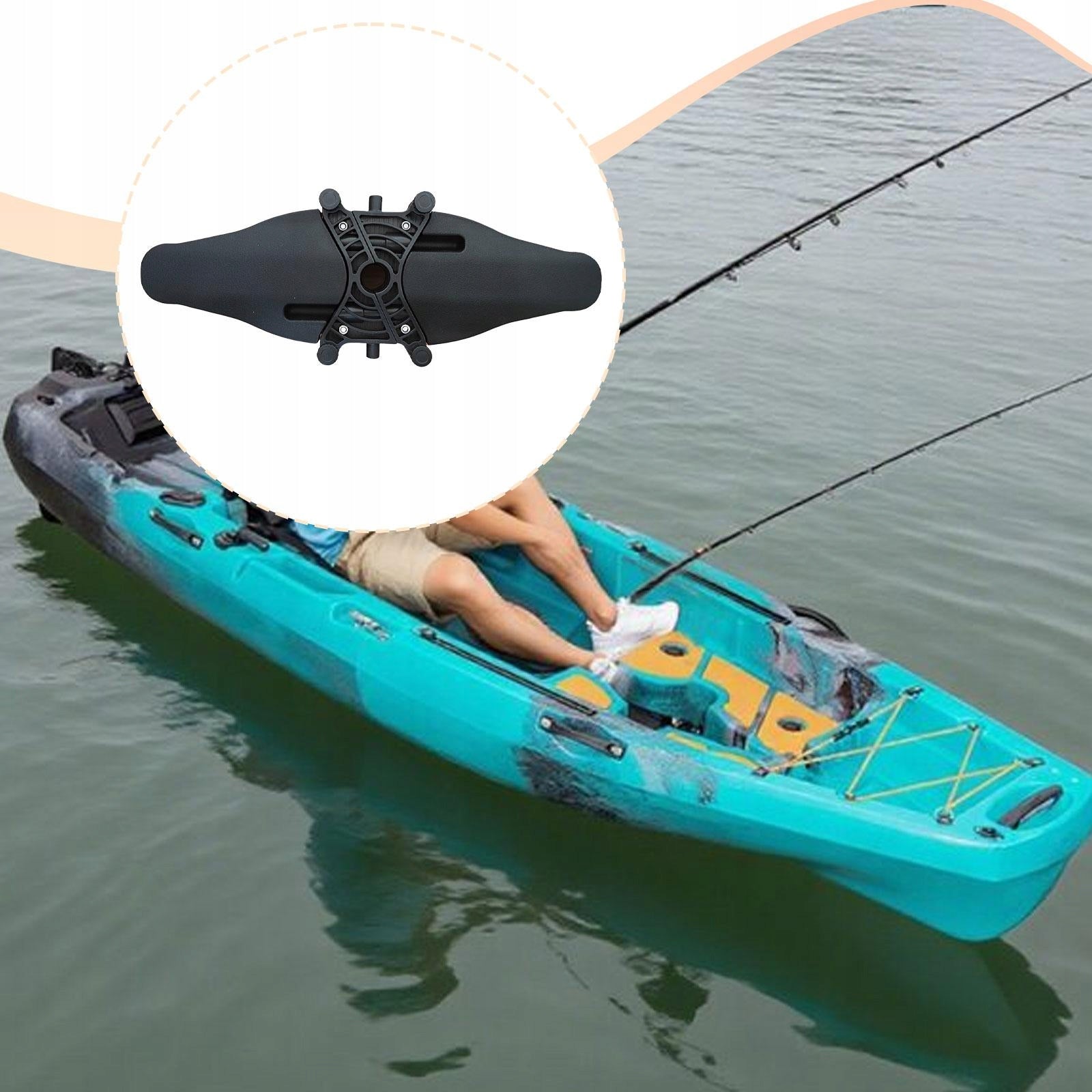 Kayak Electric Propeller Mount Bracket Practical Portable Direct Replaces