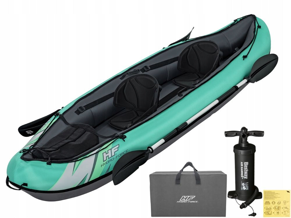 Kayak Inflatable 2 Person Ventura Bestway 65052 Pump Paddle Bag NEW 2025