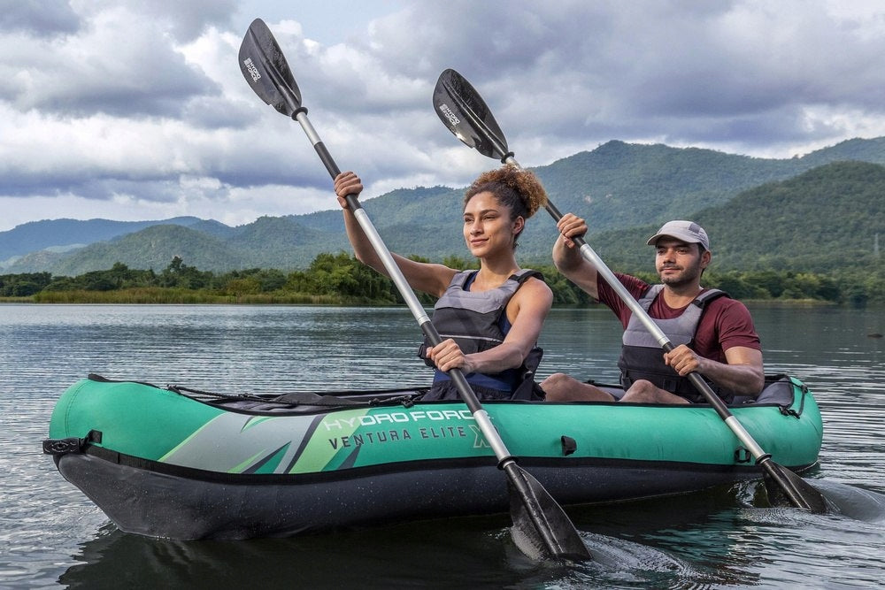 Kayak Inflatable Double With Paddles Pump 330x86 cm Tourist Vinyl Packaging status original