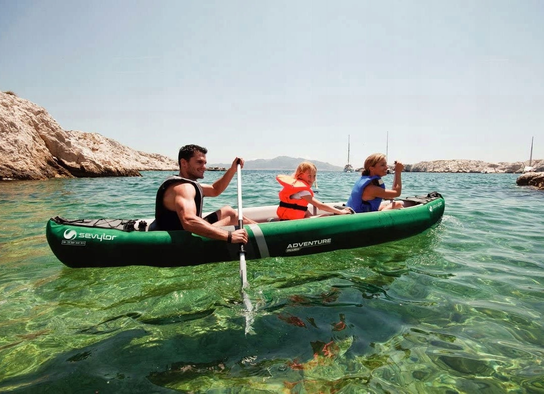 Kayak Inflatable Sevylor Adventure Plus 368 x 86 cm 2+1 (2 adults+child) Packaging status original