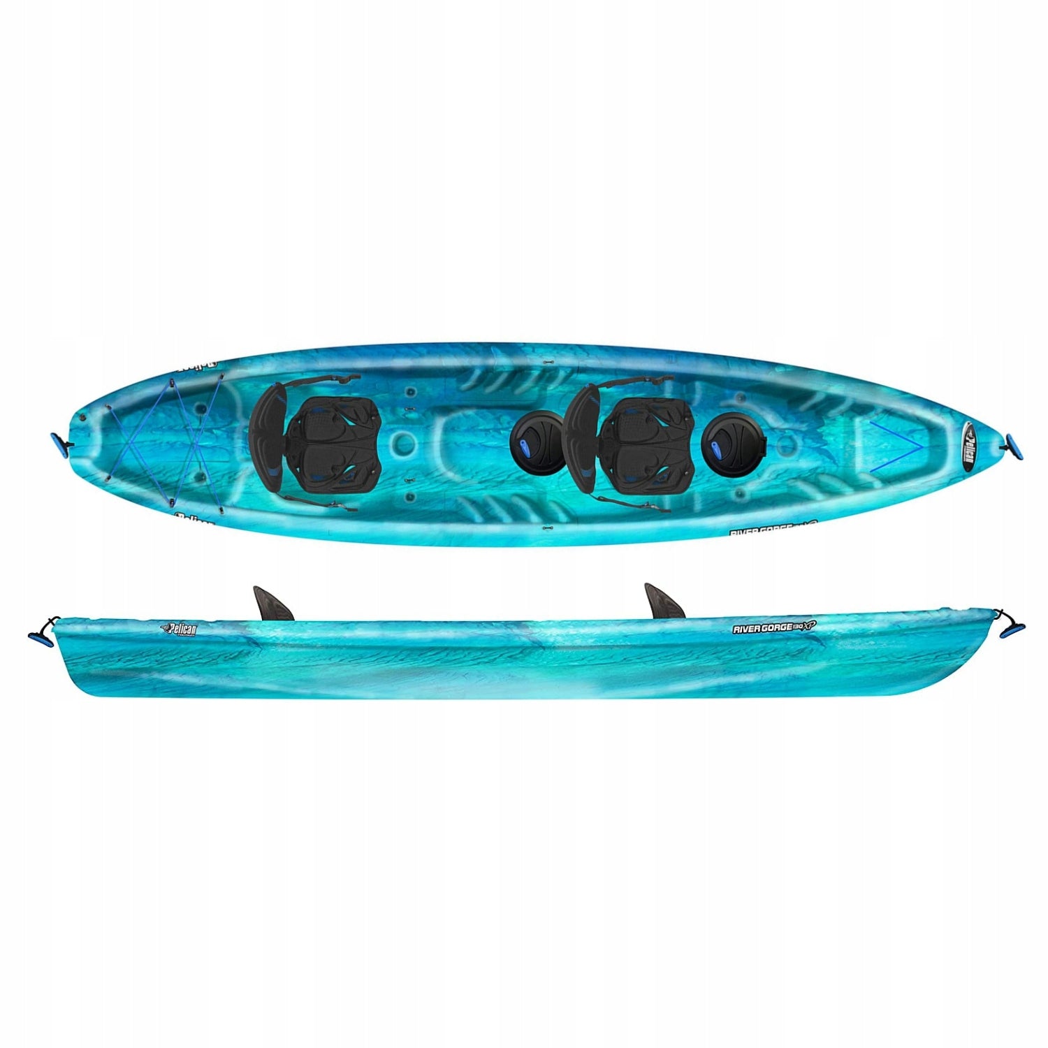 Kayak River George 136XP Pelican sit on top 2+1
