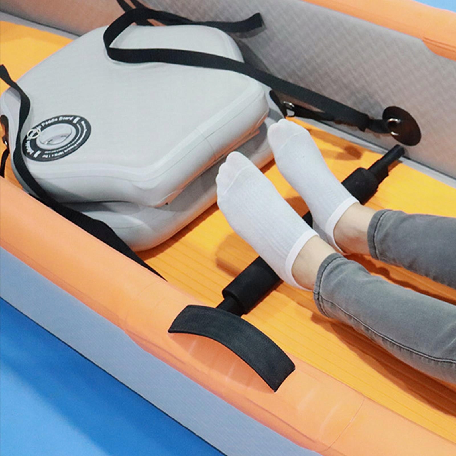 Kayak Seat with Back Support Waterproof Gray Weight 100 kg