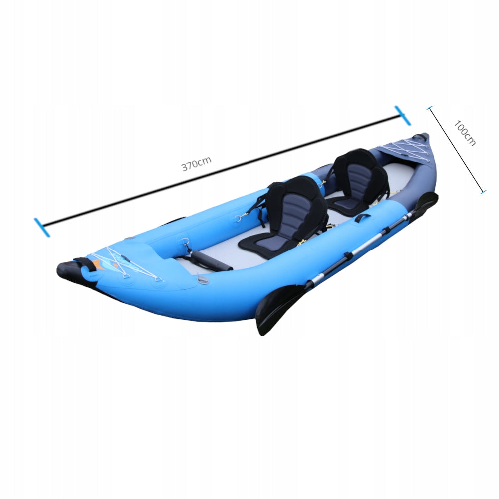 Kayak pontoon 2-person inflatable set 370cm TOKAREX Material pneumatic
