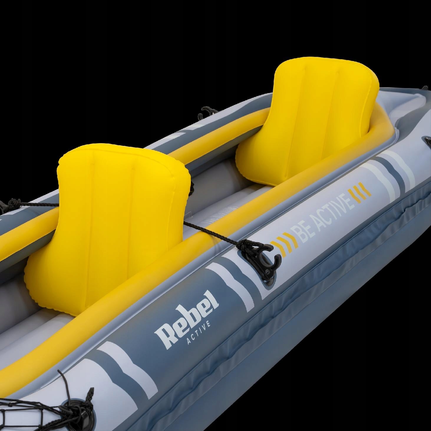 Kayak pumped double inflatable Rebel 350cm paddle pump bag pontoon Weight 11.5 kg