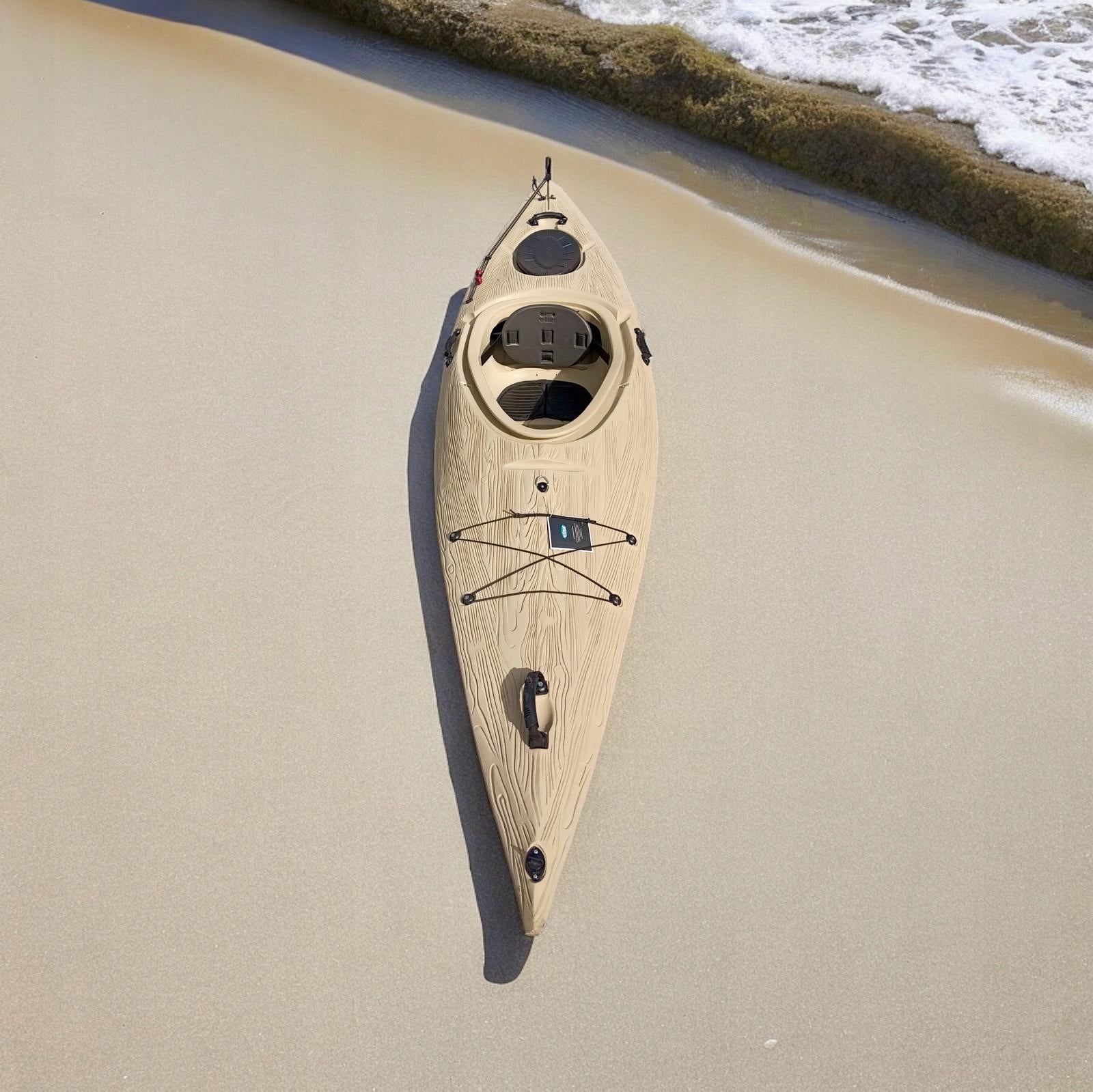 Kayak winner Driftwood color sand + rudder + neoprene apron + paddle