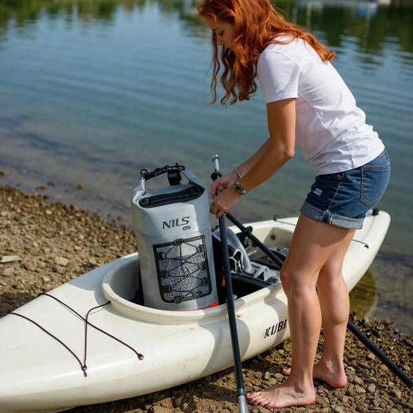 Kayaking Bag Waterproof BACKPACK for Going Out in the Mountains 25L Grey Manufacturer code 15-02-487