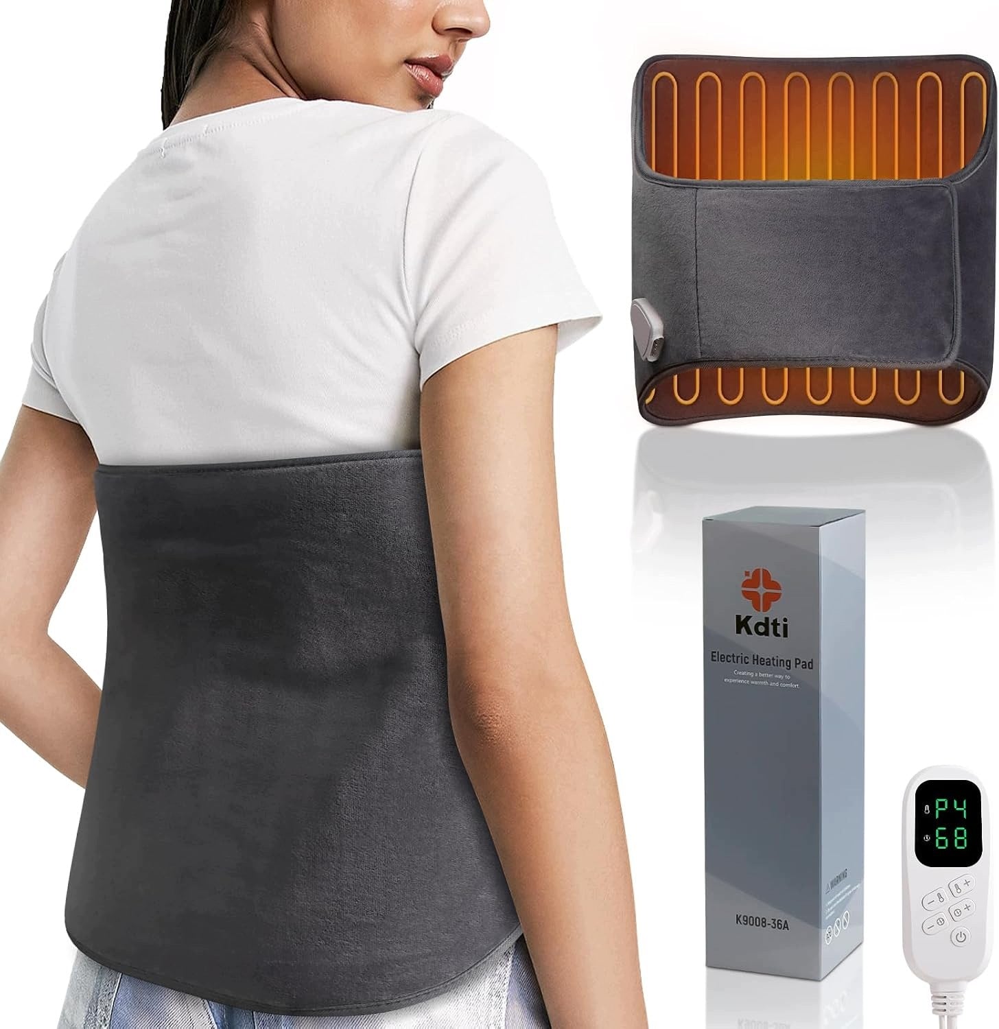 Kdti Heating pad with automatic shut-off universal heating belt