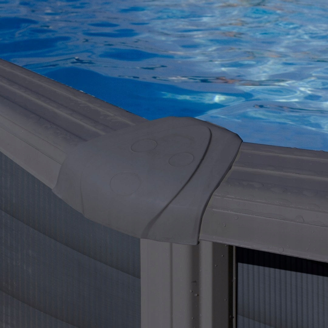 Kea Steel Garden Pool 500x300cm GRE Shape oval