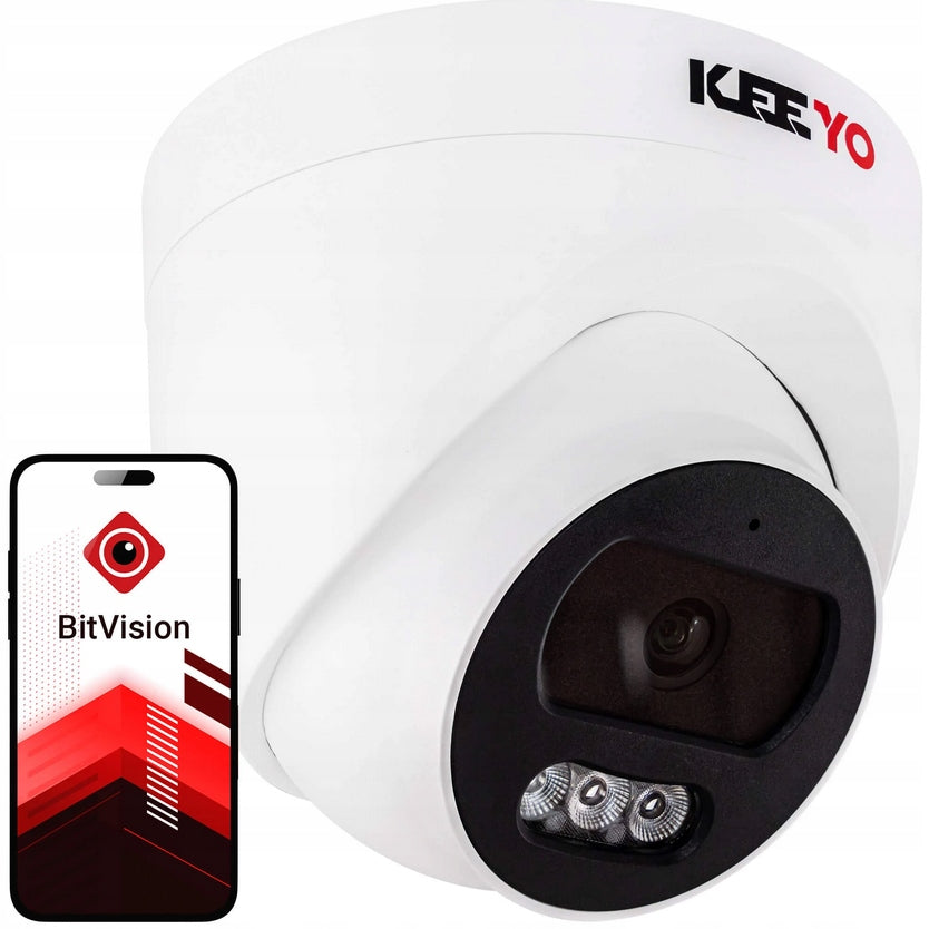 Keeyo LV-V-IP4M25DF-B 4Mpx IR25m AI FUNCTIONS HLC PoE APP