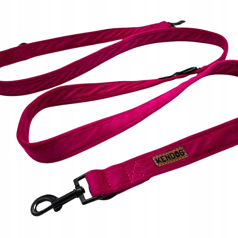 KenDog Velvet Fuchsia Lanyard 200cm 2cm STRONG, lined with VELVET
