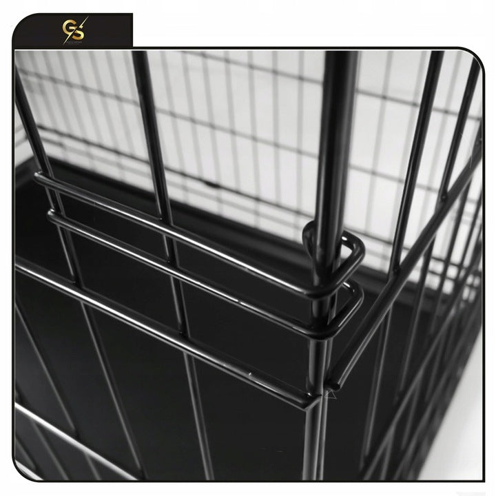 Kennel Cage Transporter for Cat Dog Large Metal Folding 76x54x61 Product width 54 cm
