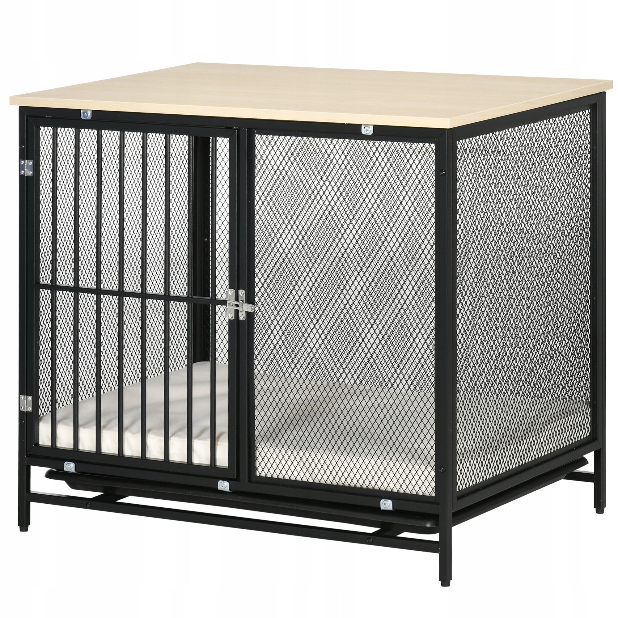 Kennel Cage for Dog Household Lockable with Tabletop 80L x 55W x 71H cm Packaging status original