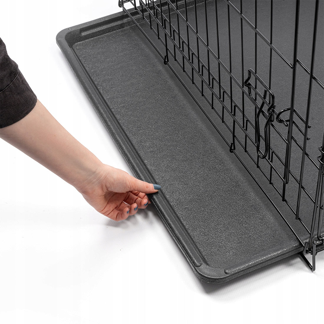 Kennel Dog Cage Metal Folding Large XXXL Dog Playpen 120x75x81cm Length 120 cm
