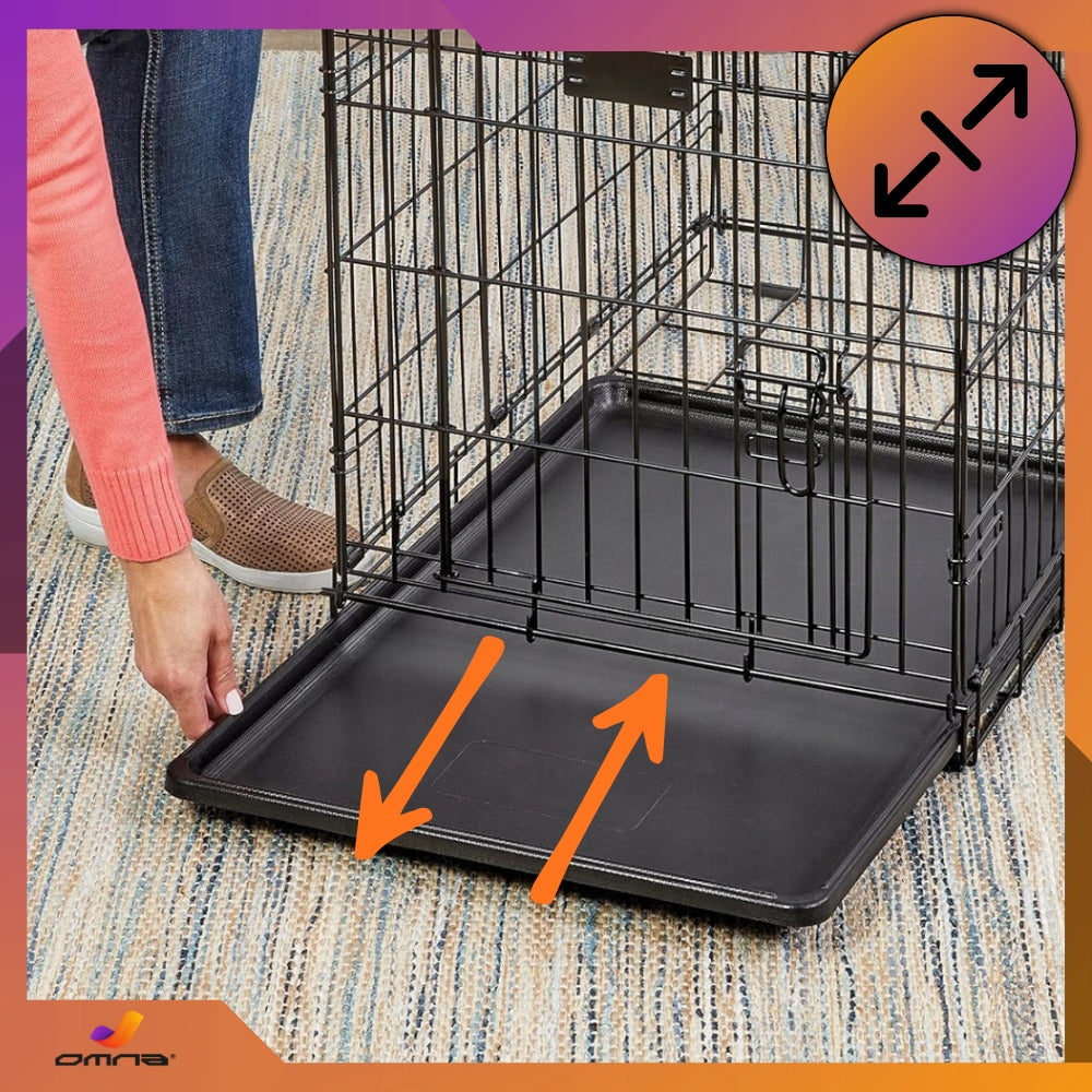 Kennel Dog Cage for Car Transport Metal Playpen 92x57x63 Product width 57 cm