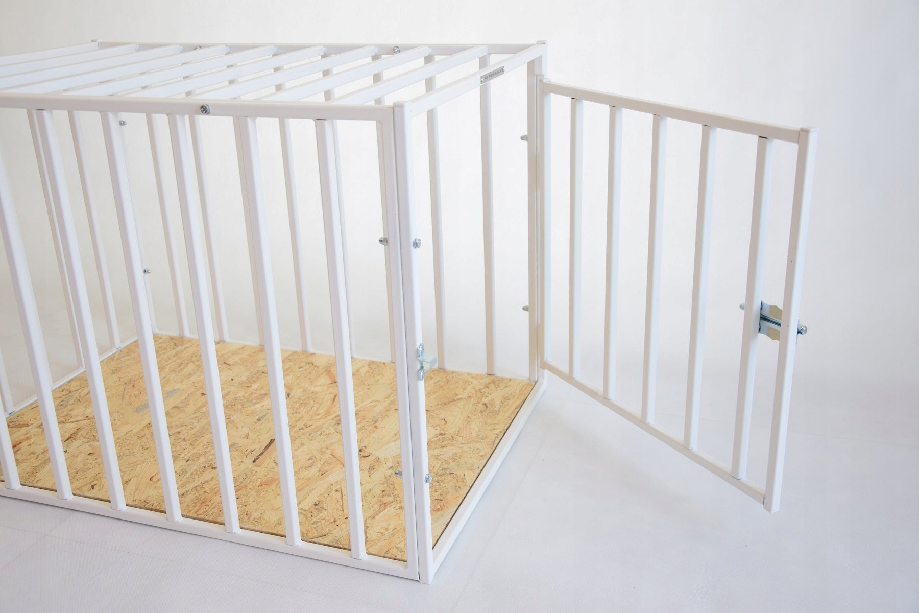 Kennel cage dog playpen strong (M) skł white Length 87 cm