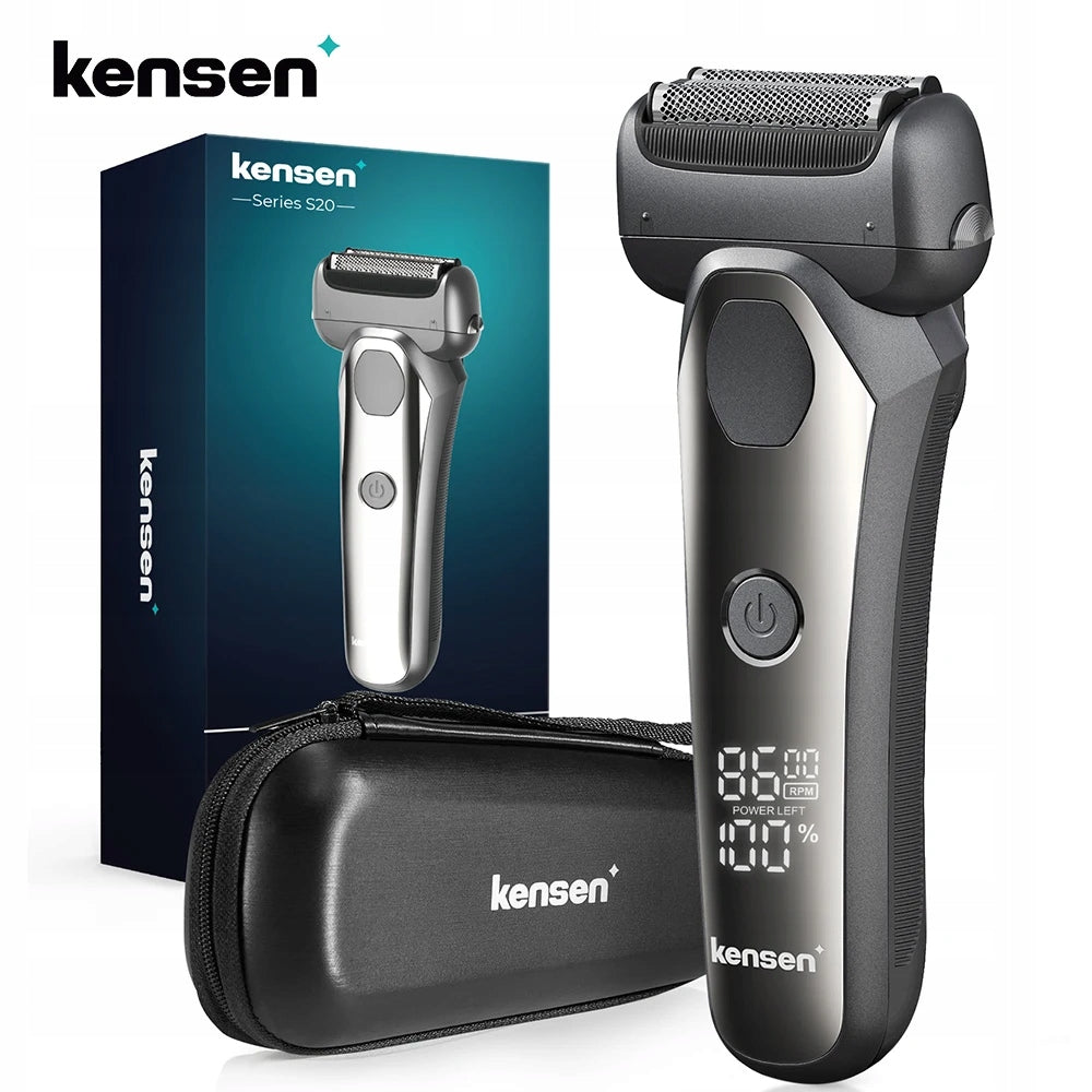 Kensen Electric Shaver for Men 3D Floating Blade Washable USB Manufacturer code SKU00837