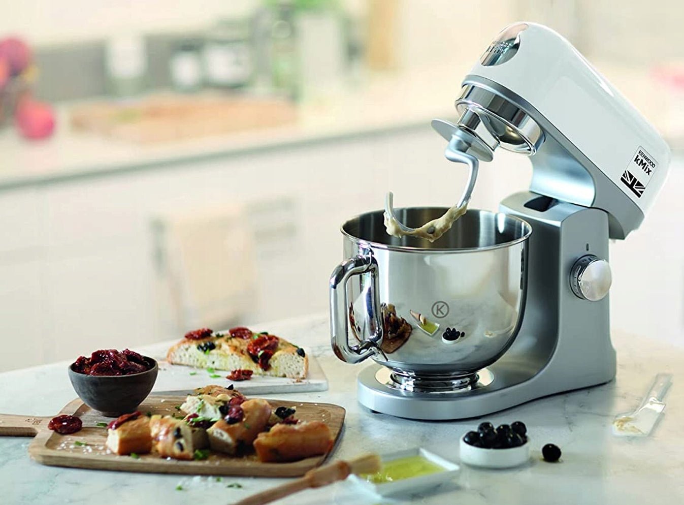 Kenwood KMX750WH Planetary Robot Mixer kMix 1000W Bowl 5L White Box Packaging status original
